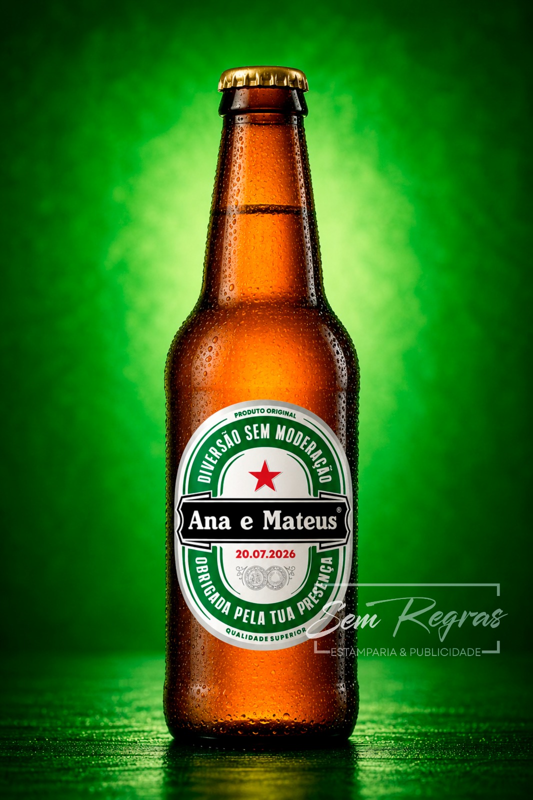 7560 HEINEKEN Rótulos cerveja Heineken personalizados