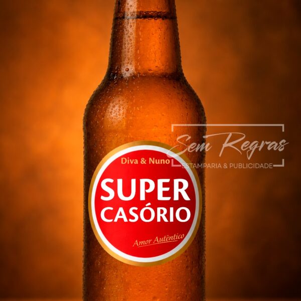 Rótulos cerveja Super Bock personalizados