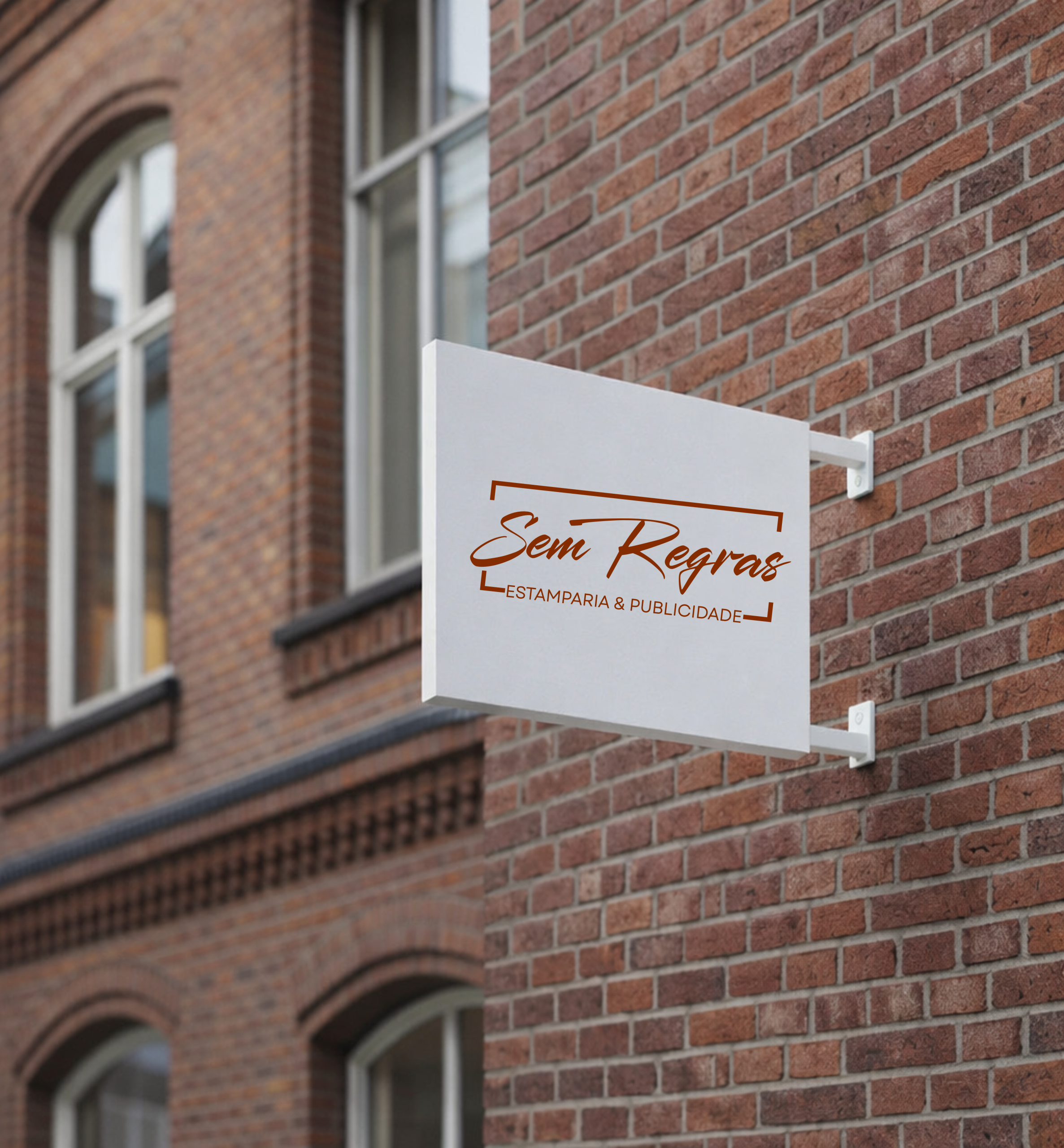 Fachada extensivel logo Bandeirola dupla face extensível ajustavel - Image 1