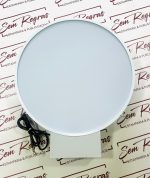 Bandeirola luminosa redonda dupla face