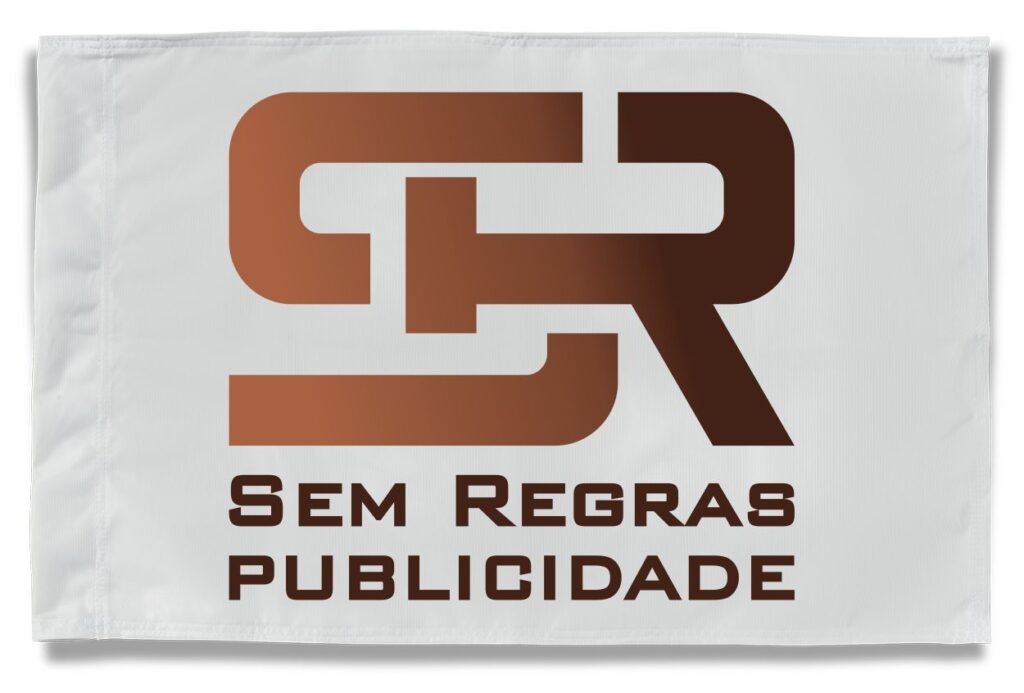 Bandeira com bainha para pau