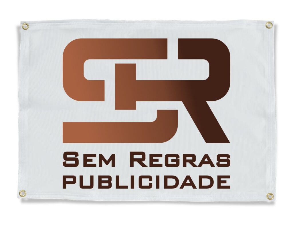 Bandeira com ilhós